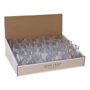 LED TEALIGHT transparente, 12º.