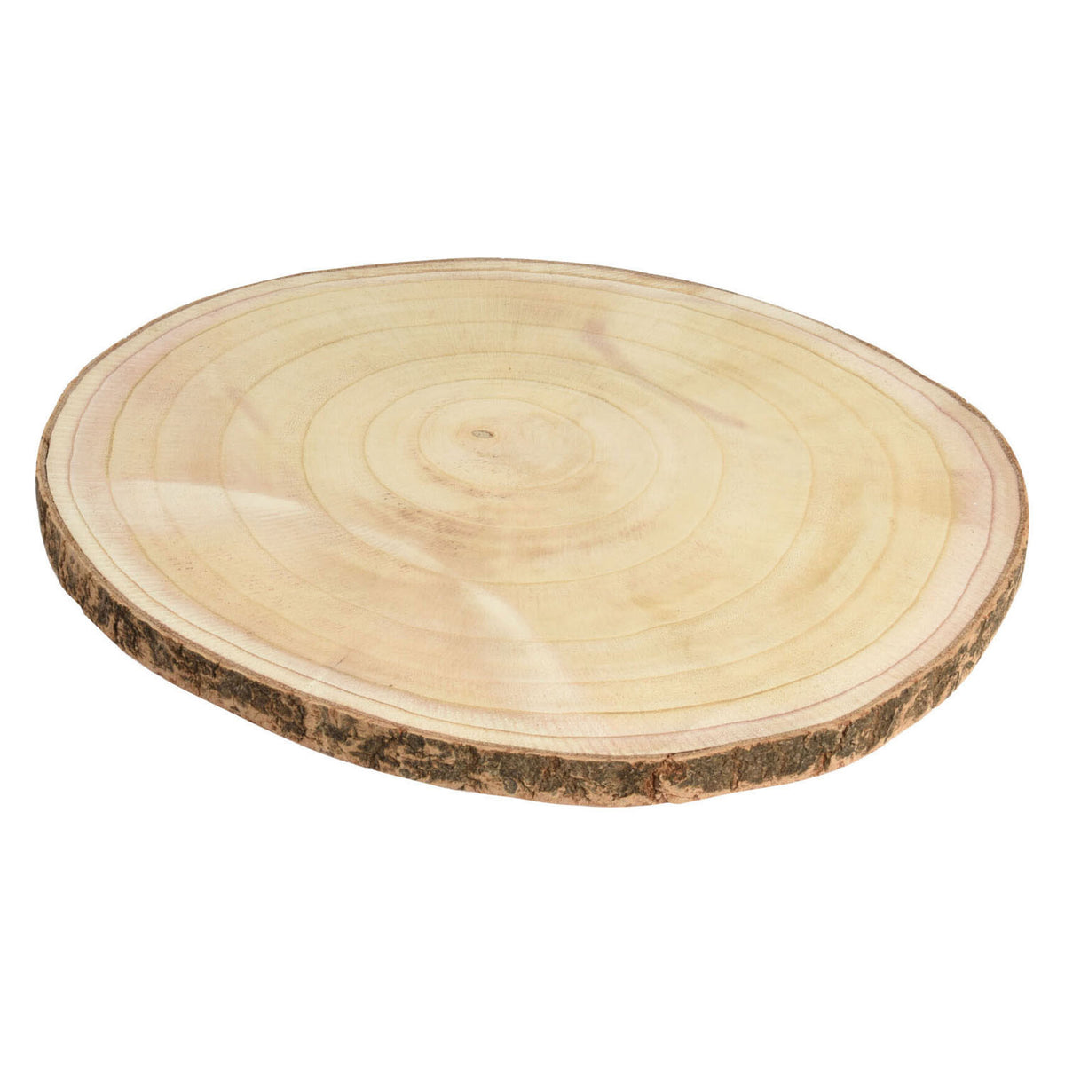 Disco de árbol con corteza, 40x2cm