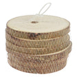 Posavasos madera corteza de árbol 11cm, 6 uds.