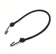 Snelbinder con gancho negro 100x10 cm