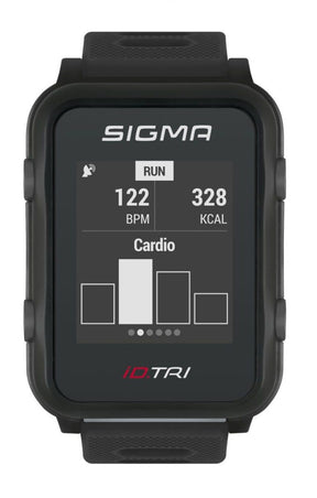 Reloj deportivo Sigma iD.TRI Negro Set