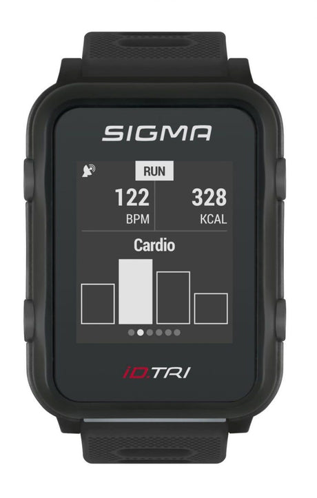 Reloj deportivo Sigma iD.TRI Negro Set