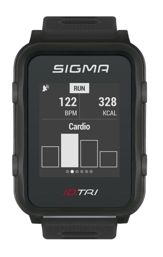 Reloj deportivo Sigma iD.TRI Negro Set