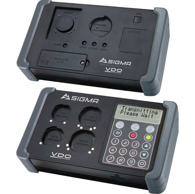 Sigma Sigma VDO Caja de caja de configuración rápida para computadoras para bicicletas