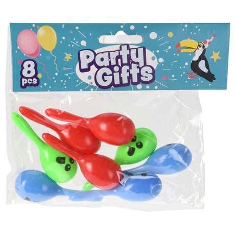 Maracas de regalo para regalar, 8 uds.