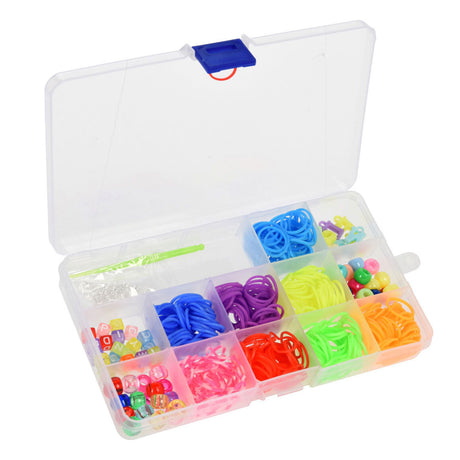Correas de telar en caja de almacenamiento, 441 uds.