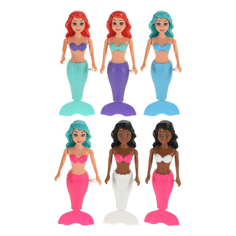 Figura de cuerda sirena, 18 cm.