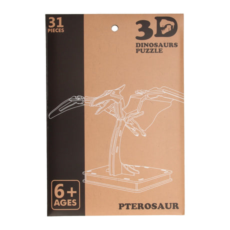 Dinosaurio rompecabezas 3D de madera comerciante
