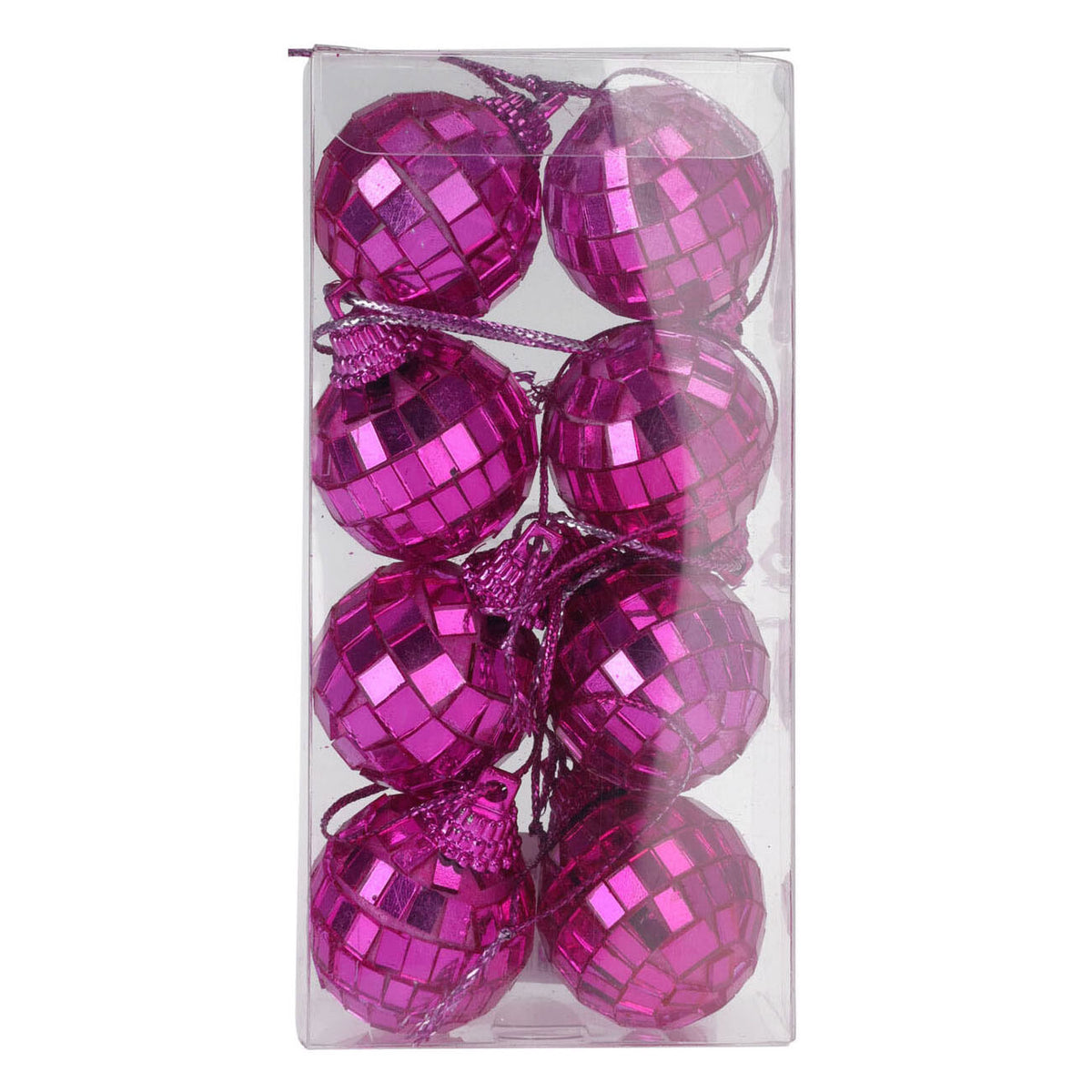 Ngk espejo bola de discoteca color, 8 uds.