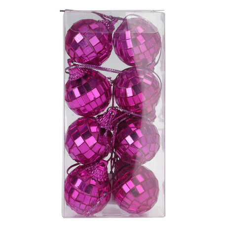 Ngk espejo bola de discoteca color, 8 uds.