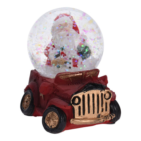 Figura navideña Waterball en coche, 6,5 cm
