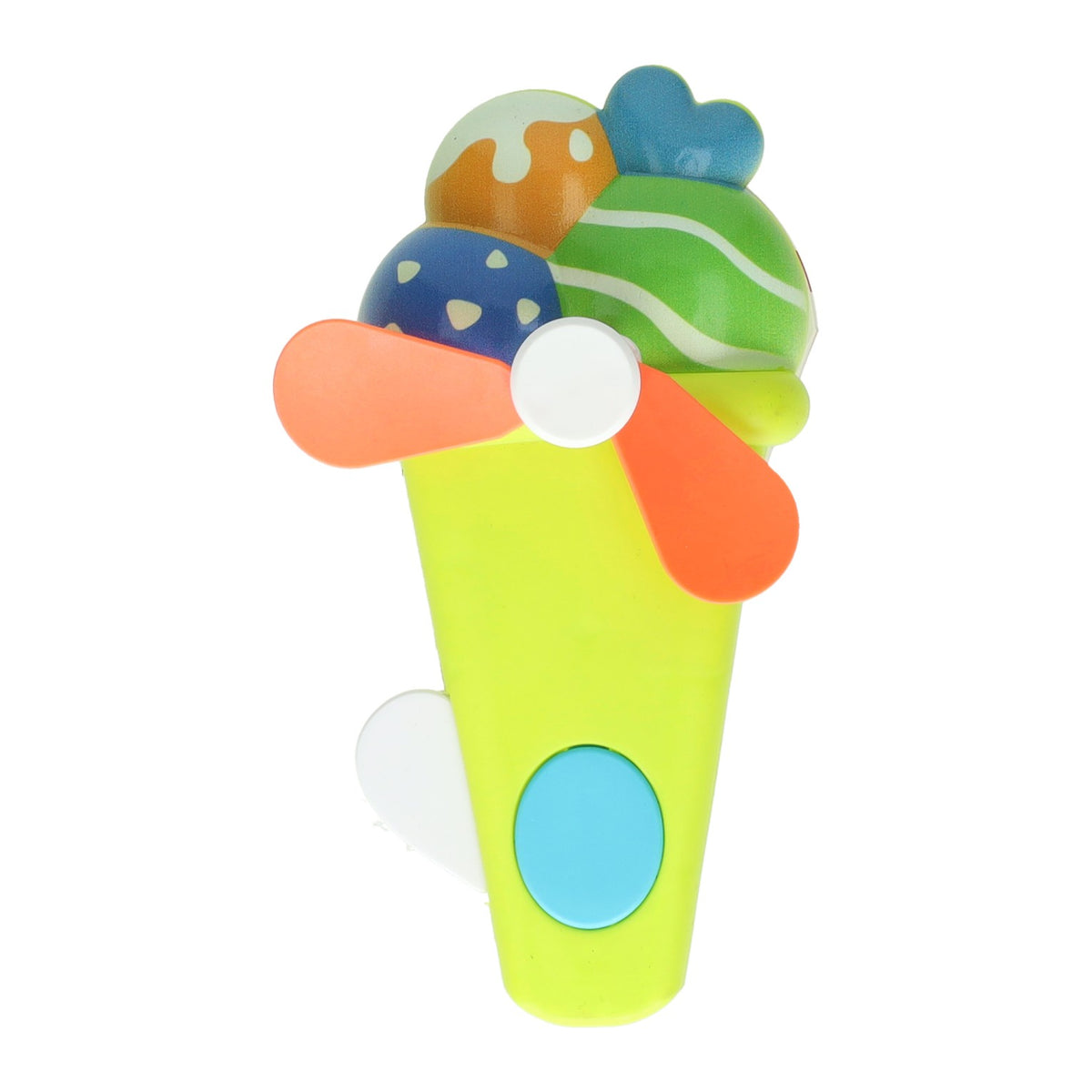 Apretar el cono de helado del abanico de mano