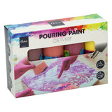Verter pintura acrílica, 4 colores.