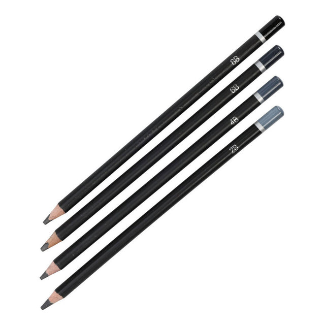 Lápices de carbón, 4 uds.