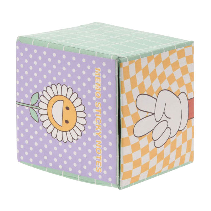 Koopman cubo de escritorio notas adhesivas juguetes educativos de cartón multicolor.