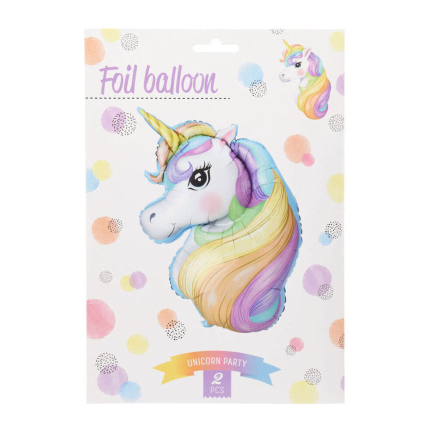 Globo de aluminio unicornio
