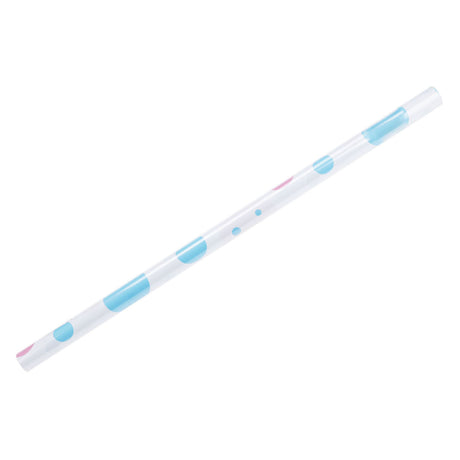 Papel de regalo lunares azul rosa, 4mtr.