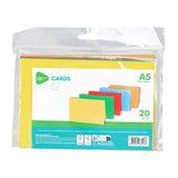 Tarjetas de colores a5, 20 uds.