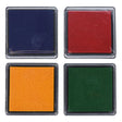 Juego de sellos de 4 colores.