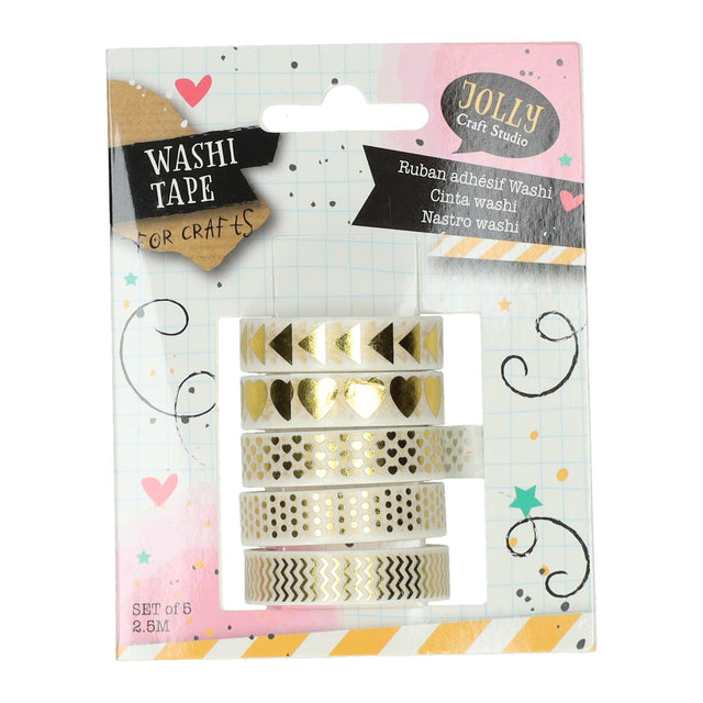 Cinta de papel washi, juego de 5