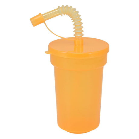 Koopman vasos de colores para beber, juguete con pajita, juego de 6 vasos de plástico.