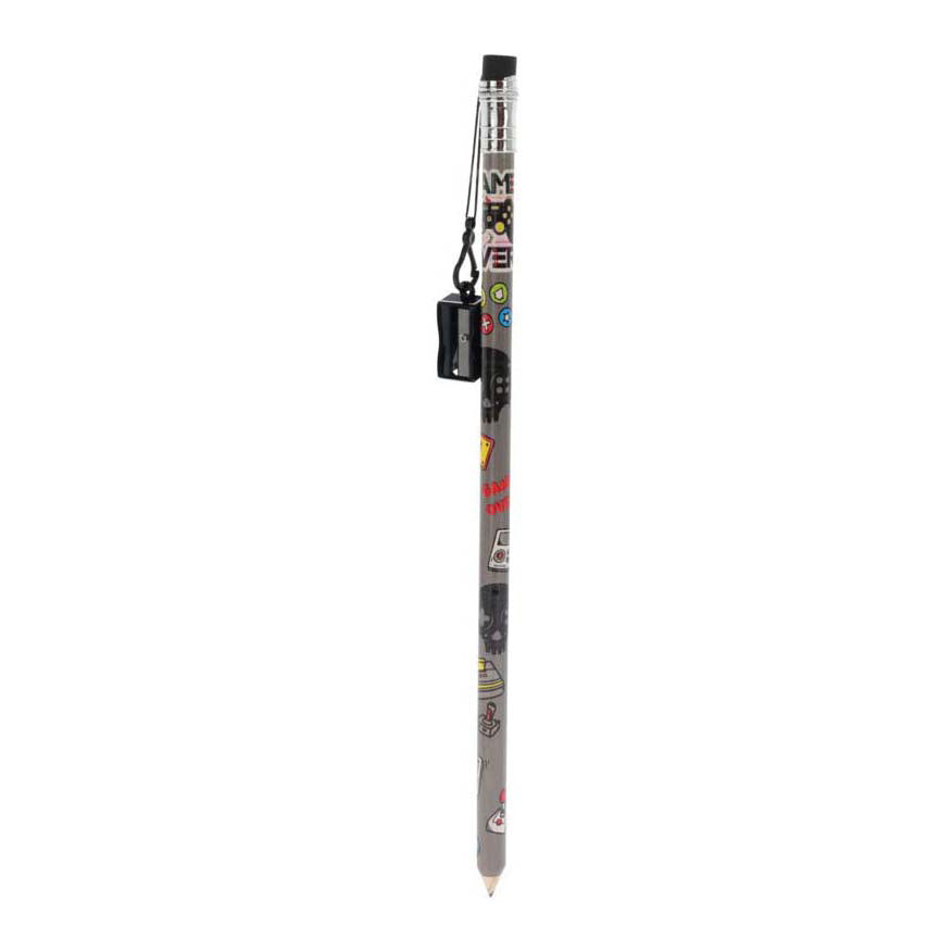 Lápiz jumbo con borrador - gaming