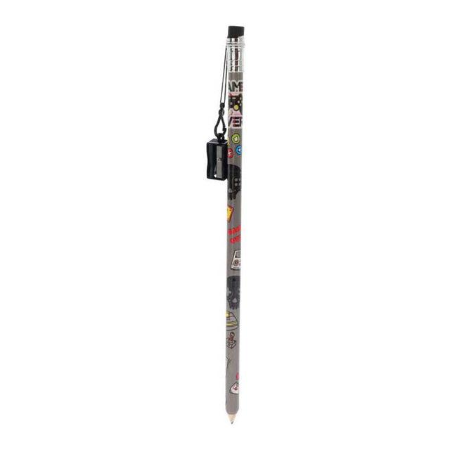 Lápiz jumbo con borrador - gaming