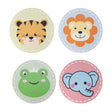 Koopman manteles individuales redondos con animales, juego de 12, 38 cm