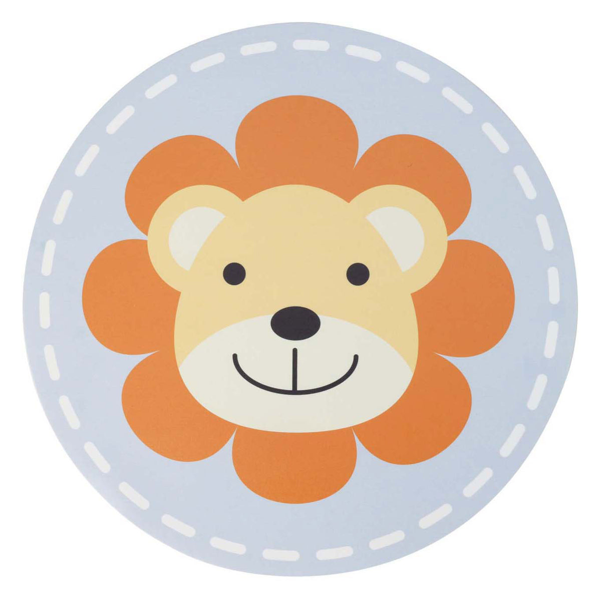 Koopman manteles individuales redondos con animales, juego de 12, 38 cm
