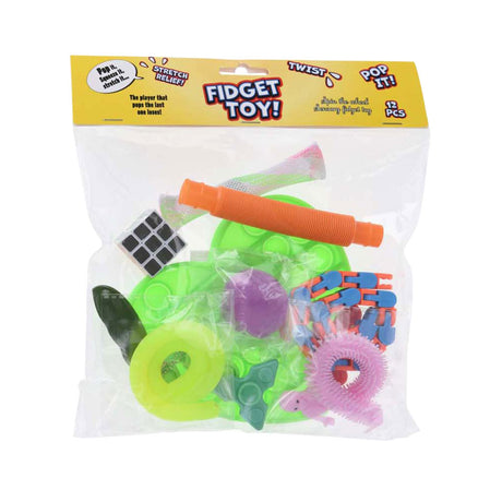 Koopman fidget toy set juguetes sensoriales coloridos 12 piezas.
