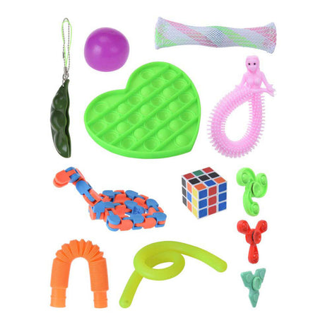 Koopman fidget toy set juguetes sensoriales coloridos 12 piezas.
