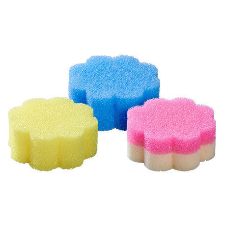 Esponja para fregar PU set 3 piezas diámetro 10cm | 12 piezas