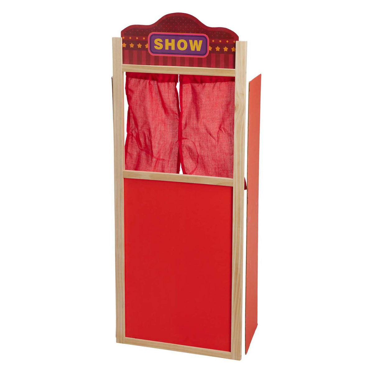 Teatro de marionetas de madera fácil y gratuito, 90cm.