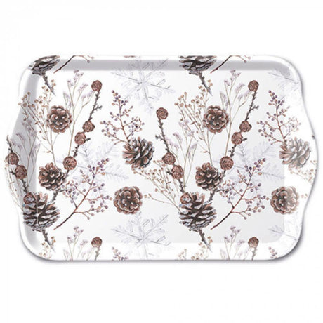 Ambiente bandeja piñas melamina blanco 13x21cm