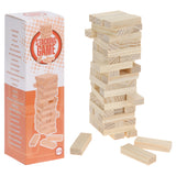 Torre apilable de madera mini, 54 piezas