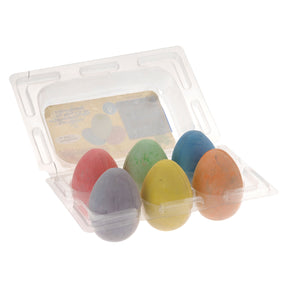 Huevos de tiza de acera, 6st.