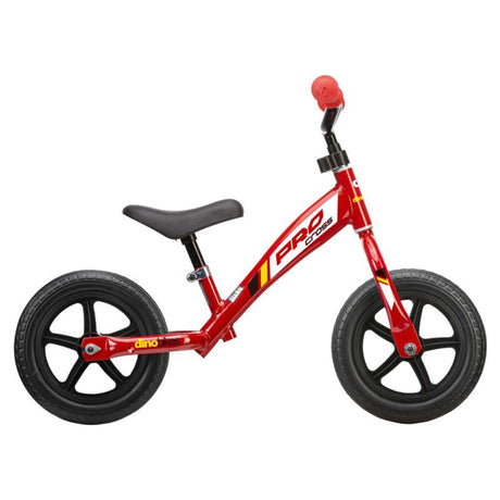 Dino bikes dino bicicleta de equilibrio pro cross 12 pulgadas rojo negro