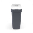 Curver cubo de basura listo para recoger 30l - gris oscuro gris claro