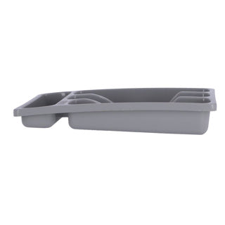 Cubertero Curver 4 compartimentos - 33x20x6 cm - gris claro -