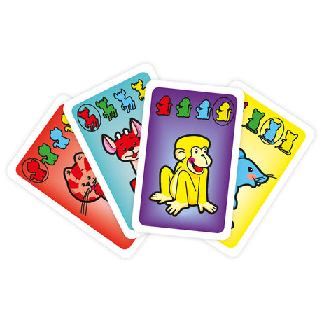 Cuarteto táctico para niños pequeños – juego de cartas – juego infantil – a partir de 3 años – 2-4 jugadores