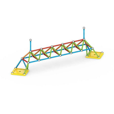 Geomag super color reciclado - juguetes de construcción magnéticos con paneles - 142 piezas - a partir de 3 años