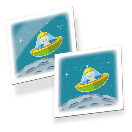 Tactic Memo Space Travel - Juego de notas - Encuentra las parejas adecuadas - Planetas, astronautas y cohetes - Juego de mesa para niños y familias - De 2 a 6 jugadores - A partir de 3 años