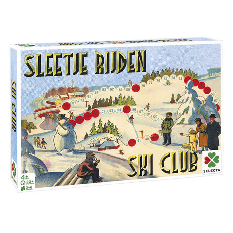Juegos tácticos del pasado: club de esquí en trineo – juego de mesa – juego familiar – a partir de 4 años – 2-6 jugadores