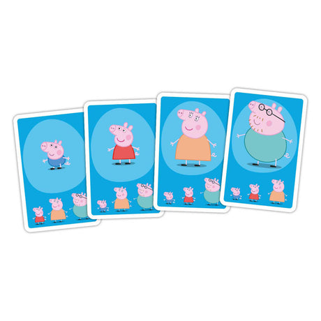 Tactic peppa pig quartet – juego de cartas – juego infantil – a partir de 4 años – 2-4 jugadores
