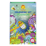 Juego para colorear de la tribu del tigre, criaturas del jardín, diversión para colorear para niños, juego creativo.