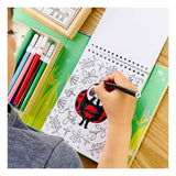 Juego para colorear de la tribu del tigre, criaturas del jardín, diversión para colorear para niños, juego creativo.