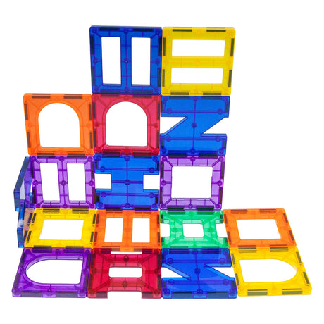 Táctica de azulejos de Picasso - juguetes de construcción - azulejos magnéticos - azulejos magnéticos - set de arte - juguetes de tallo - juguetes de construcción creativos - 42 piezas - a partir de 3 años