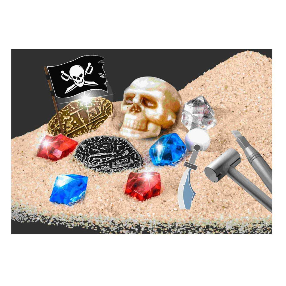 Set de juego Cosmos para excavar el tesoro pirata
