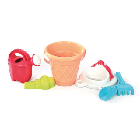 Juego de cubos para sorbete Androni - 6 piezas - ø 17 cm - apto para niños a partir de 1 año