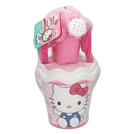 Androni cubo playa set hello kitty, 6 piezas.